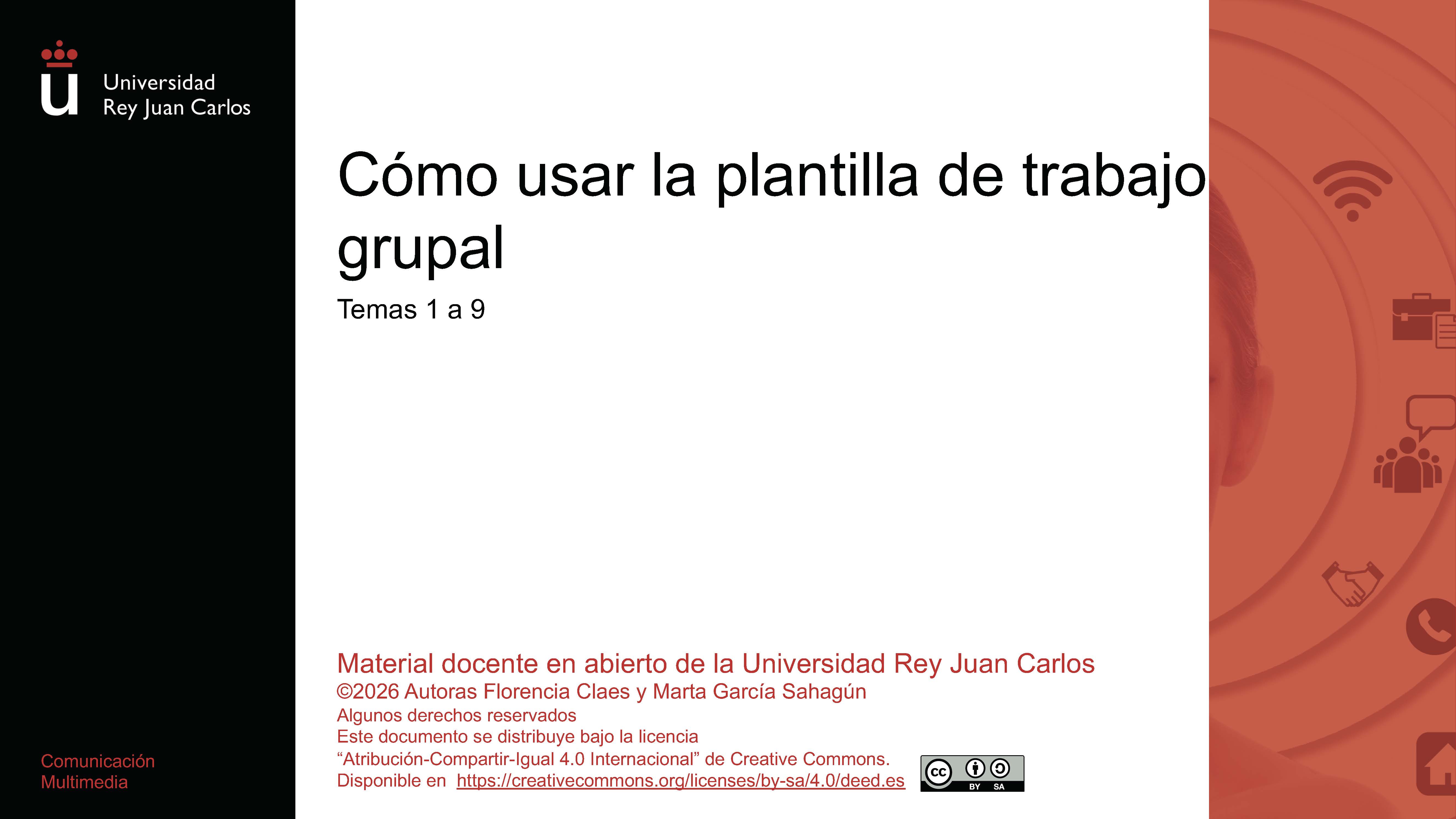Cómo usar la plantilla de trabajo grupal